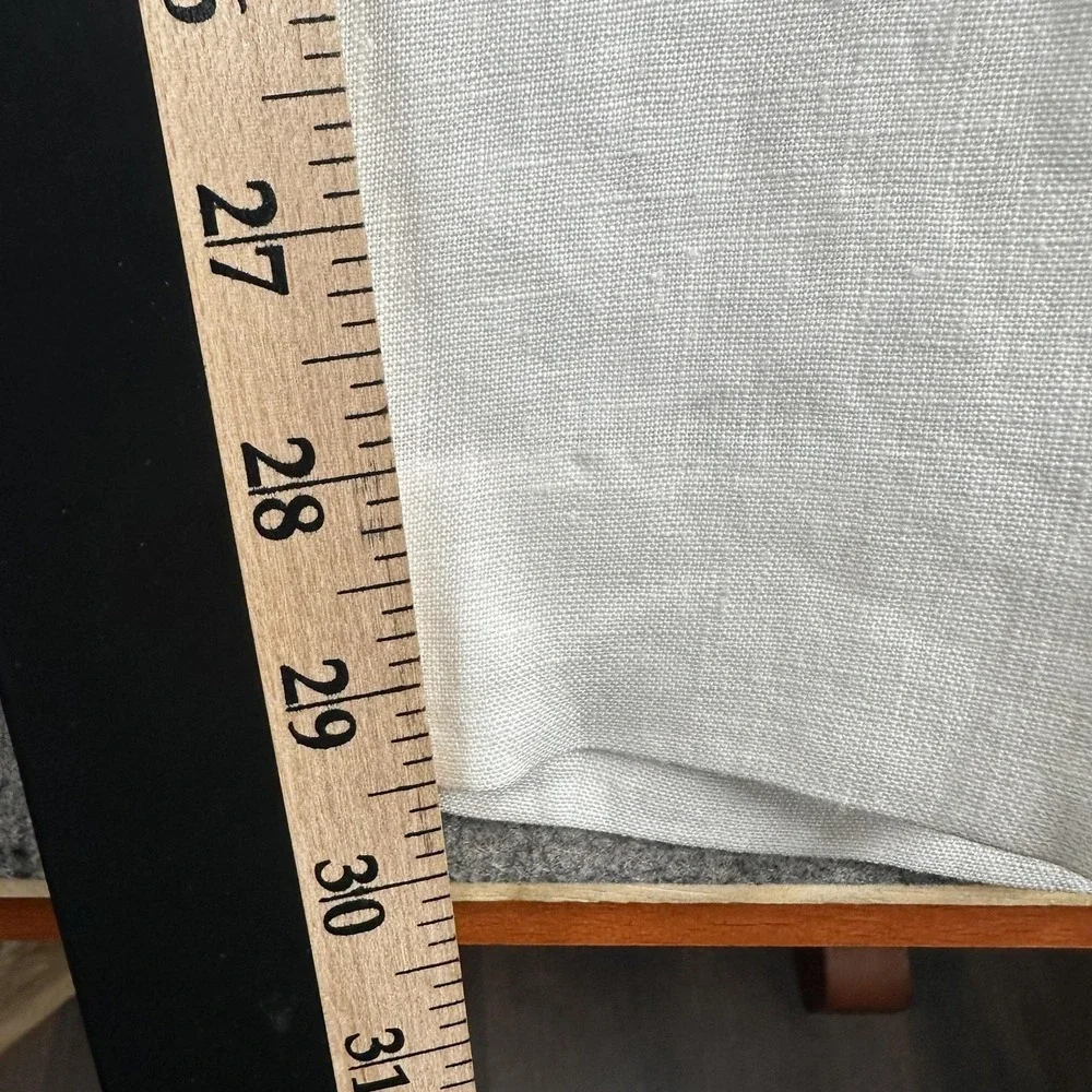 Lauren Ralph Lauren Linen Dress Pants Mens 40x30 White UltraFlex Classic Fit